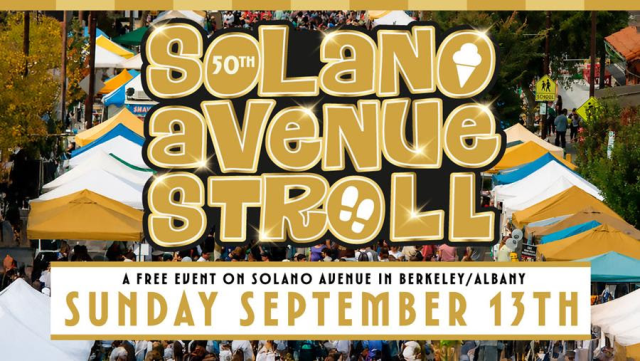 Flyer for solano Stroll 9.13.26