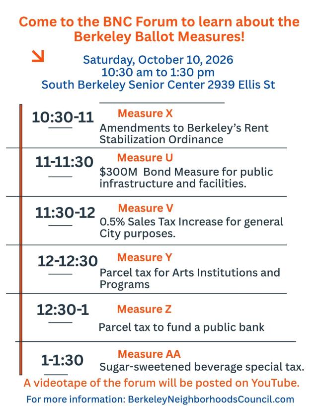 Flyer showing the agenda for Oct 10th Forum