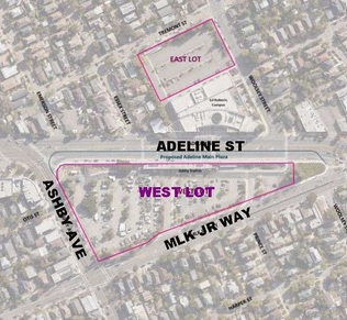 Aerial view of Ashby BART