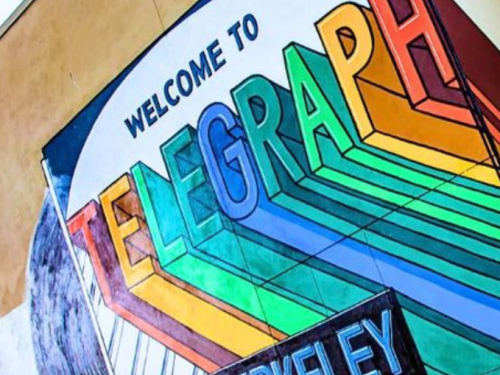 Mural of Telegraph Ave.