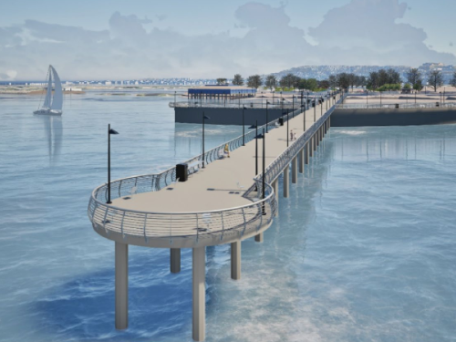 Cover of the Ferry Project's Draft EIR (without the Ferry)