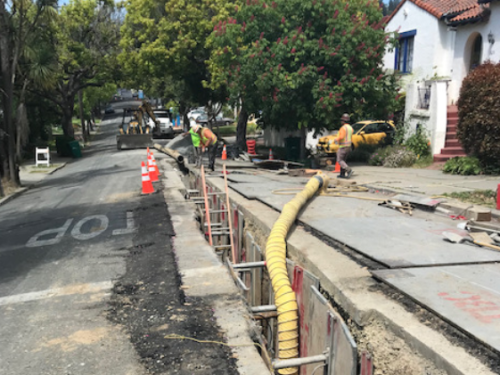 Photo of Sewer Trench