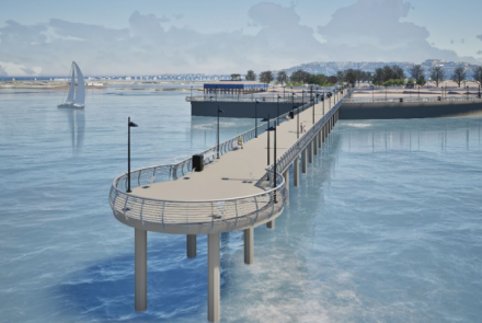 Cover of the Ferry Project's Draft EIR (without the Ferry)