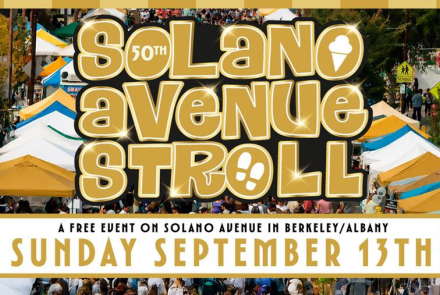 Flyer for solano Stroll 9.13.26